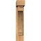 Ekena Millwork Imperial Block Smooth Bracket w/ Offset Brace, Western Red Cedar, 5 1/2"W x 20"D x 28"H BKT0604X20X28IMP05SWR - alternate 4